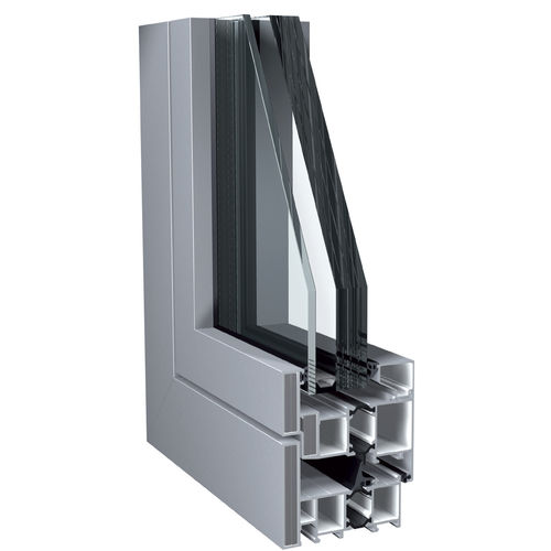 Casement window A92 BR Sapa Building Systems aluminum / double