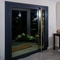 Entry door - 70 FP GTI+  - Sapa Building Systems - glass / swing / contemporary