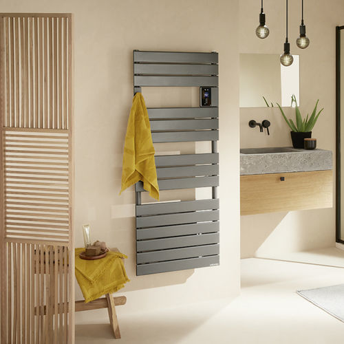 Electric towel radiator - ADELIS MIXED - ATLANTIC - hot water / 1501 w...2000 w / 2000 w