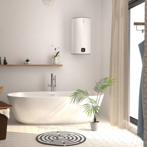 Electric water heater - GENIUS - ATLANTIC - wall-mounted / vertical / smart