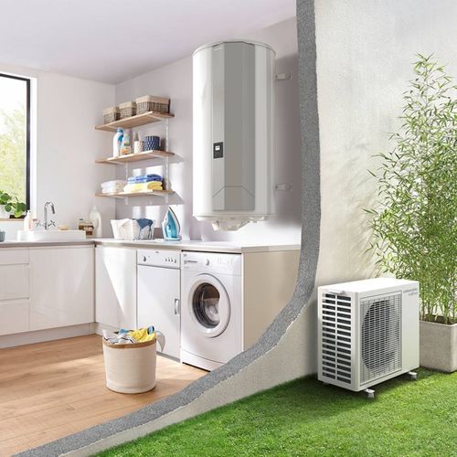 Electric hot water tank - CALYPSO SPLIT INVERTER - ATLANTIC - wall-mounted / floor / vertical