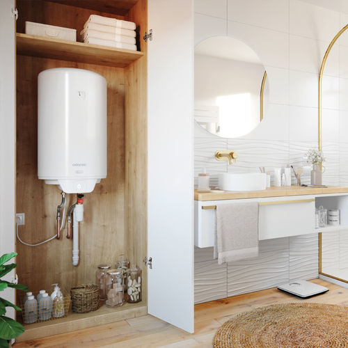 Electric water heater - O'PRO PLUS - ATLANTIC - wall-mounted / vertical / domestic