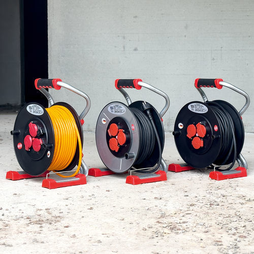 3 socket cable reel - 399.007 - BACHMANN - IP44 / indoor / outdoor