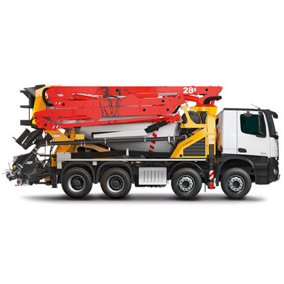 Diesel truck-mixer concrete pump - PUMI 28-4.87 S - PUTZMEISTER - for concrete