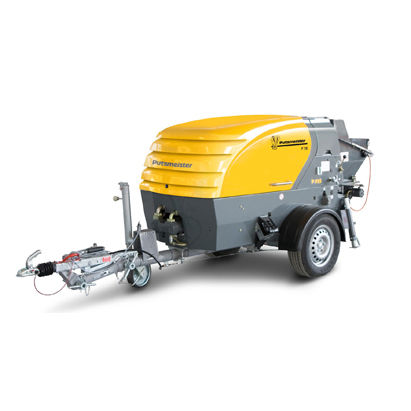 Semi-trailer mounted concrete pump - P 715 - PUTZMEISTER