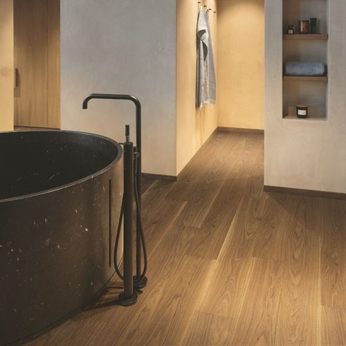Walnut laminate flooring - VIVID  - QUICK-STEP - HDF / glued / wood look