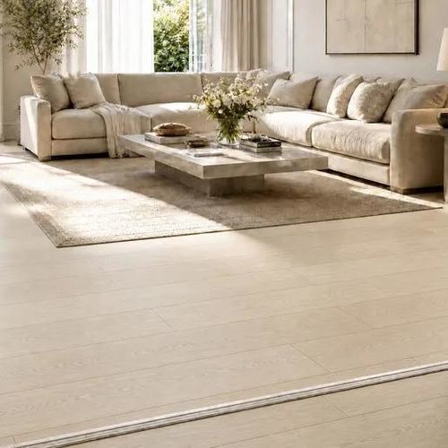 Oak laminate flooring - PW9073 - QUICK-STEP - bleached oak / laminate / click-fit