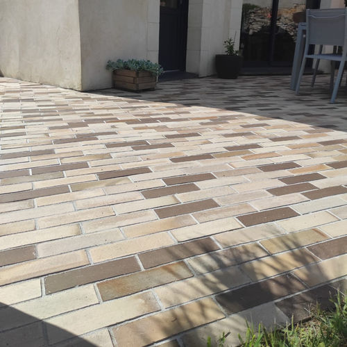 Clay paver - AZAY - RAIRIES MONTRIEUX - outdoor / patio / street