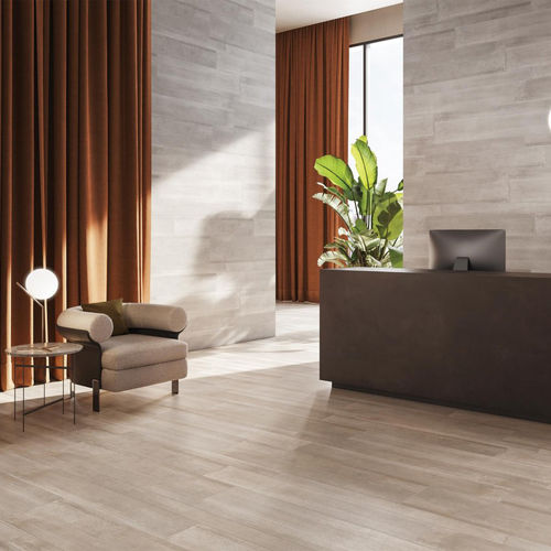 Porcelain tile - PLANK WOOD - RAK Ceramics - matte / indoor / living room