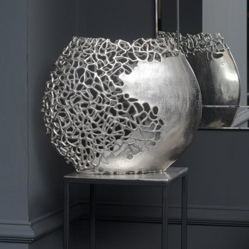 Contemporary vase - 702709 - Marston & Langinger - aluminum / Coral® / table
