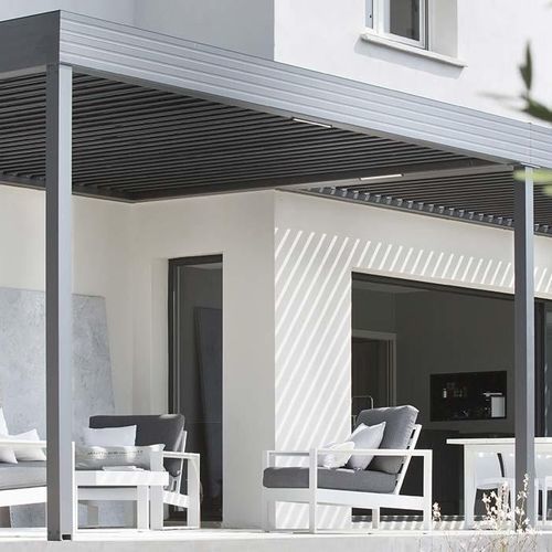 Self-supporting pergola - WALLIS&OUTDOOR® - PROFILS SYTEMES - wall-mounted / aluminum / extruded aluminum
