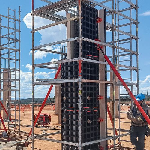 Modular formwork - DUO - PERI S.A.S. - metal / wall / foundation