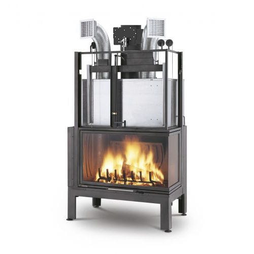 Closed wood hearth - 86 Easy Line - PALAZZETTI LELIO - 1-sided / corner / double-sided