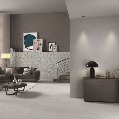 Porcelain stoneware tile - URBANATURE 0.3 : CEMENT - Panaria ceramica - natural finish / indoor / wall