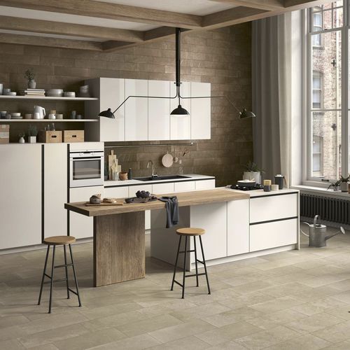 Porcelain stoneware tile - CONNECT : AKASHI - Panaria ceramica - natural finish / indoor / wall