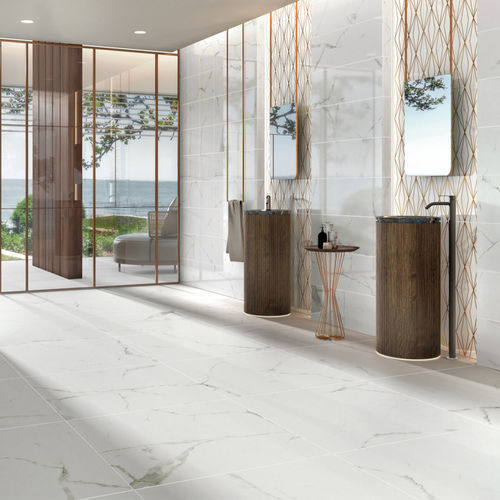 Porcelain stoneware tile - CALACATA - PAVIGRES CERAMICAS - marble / matte / high-gloss