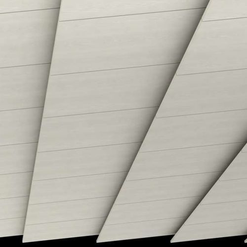 Wooden suspended ceiling - CONVERGENCE - OBERFLEX - tile / for office / indoor