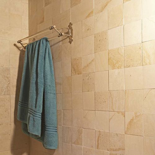 Natural stone wall cladding panel - AUBEROCHE QUERCY BLANC - OCCITANIE PIERRES - interior / glued / old support