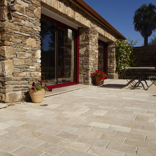 Stone paving - AUBEROCHE BOURIANE - OCCITANIE PIERRES - outdoor / patio / for entryways