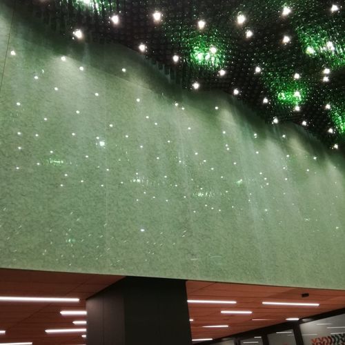 Cover panel - OCCITANIE PIERRES - for interior / made from recycled materials / glass