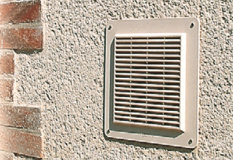 Aluminum ventilation grill - Nicoll - square / exterior