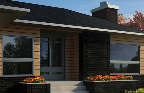 Polymer wall cladding - NOVIBRIC™ DHL - NOVIK - exterior / brick / decorative