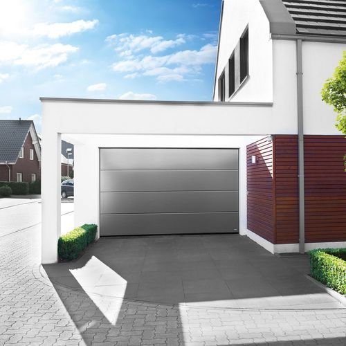 Sectional garage door - PREMIUM - Novoferm - steel / automatic / insulated
