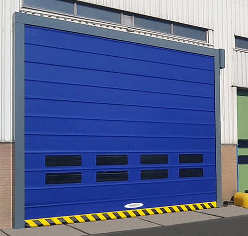 PVC industrial door - NovoFold  - Novoferm - folding / stainless steel / automatic