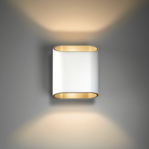 Contemporary wall light - TRAPZ - Modular Lighting Instruments - indoor / metal / curved