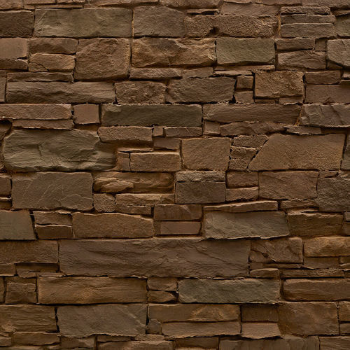 Polyester decorative panel - NAVARRETE STONE BROWN - MSD Panels - fiberglass / wall / building