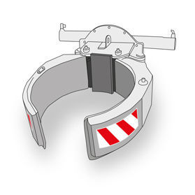 Drum materials handling clamp - A2210 - MERLO - barrel