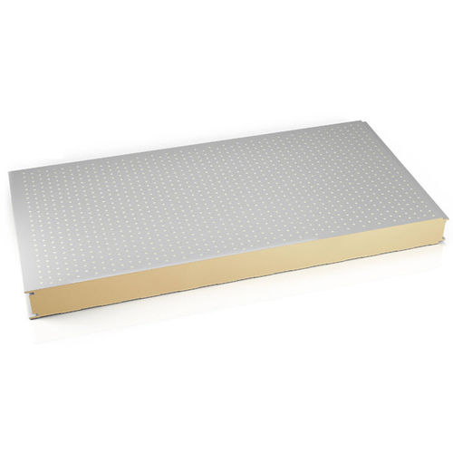 Wall insulating sandwich panel - PWD-F - MARCEGAGLIA - steel facing / mineral wool core
