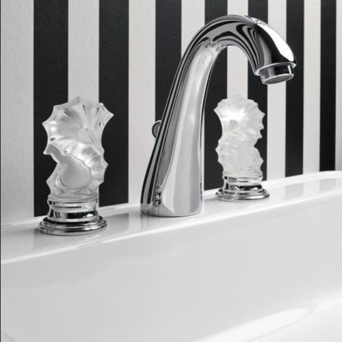 Double-handle washbasin mixer tap - SEAHORSE 000RBSH080CR - Oasis Group srl - countertop / chromed metal / bathroom