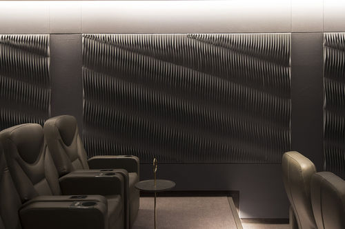 Wall-mounted decorative panel - CINEMA FITZROY SQ - Anne Kyyrö Quinn - absorption / sound-absorbing / fabric