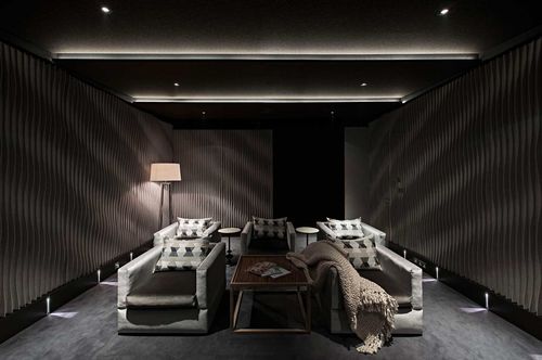 Wall-mounted acoustic panel - PRIVATE CINEMA - Anne Kyyrö Quinn - fabric / rectangular / commercial