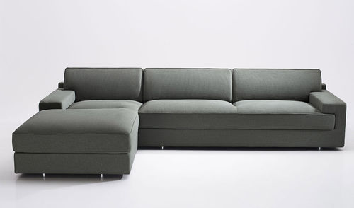 Modular sofa - EGO - Antidiva - contemporary / fabric / leather