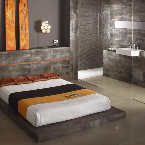 Porcelain stoneware tile - METAL  - APAVISA PORCELANICO - polished / indoor / living room