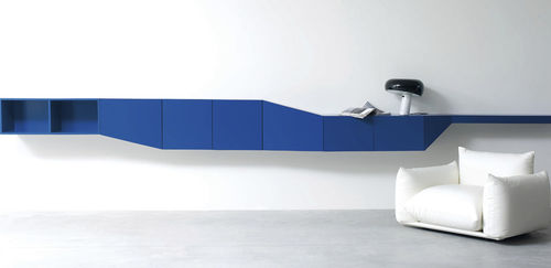 Wall-mounted sideboard - HILLSIDE - Arflex - contemporary / wooden