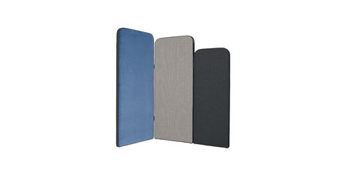 Contemporary screen - DIVA - Arflex - wooden / fabric