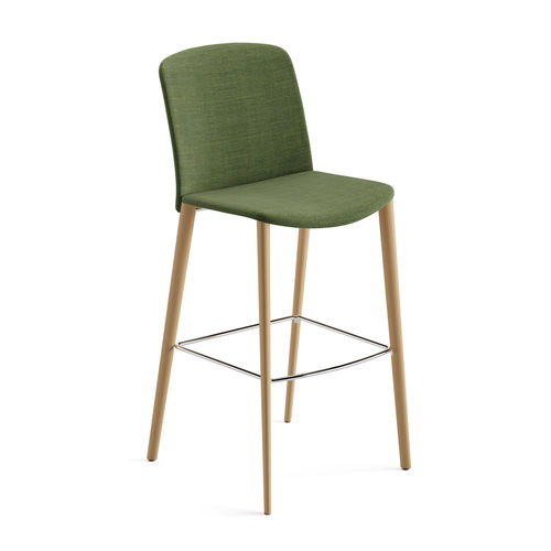 Contemporary bar chair - MIXU - Arper - indoor / fabric / leather