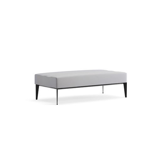 Contemporary upholstered bench - SEAN - Arper - fabric / leather / synthetic leather