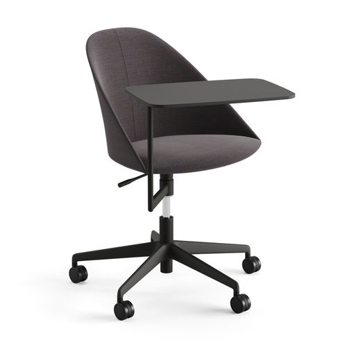 Contemporary chair - 2317 - Arper - indoor / leather / fabric