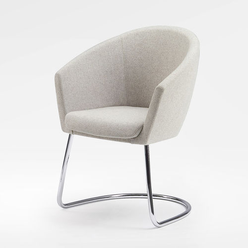 Contemporary conference chair - Megan - Artifort - indoor / fabric / leather