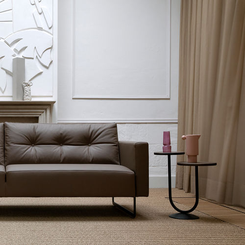 Contemporary side table - Twins - Artifort - oak / MDF / lacquered MDF