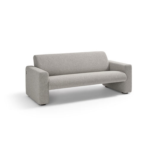 Contemporary sofa - 691  - Artifort - fabric / leather / gray