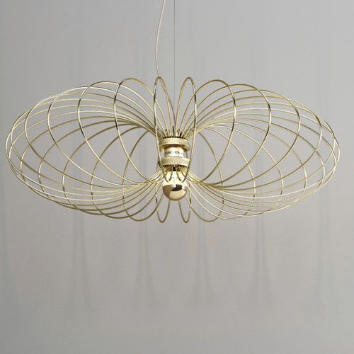 Pendant lamp - SPIDER FLYING  - Autoban - steel / stainless steel / original design