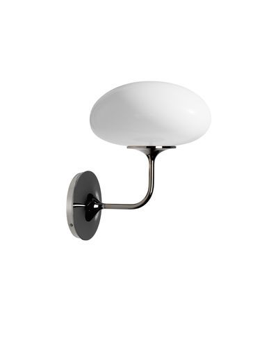 Contemporary wall light - STEMLITE - GUBI - indoor / cast aluminum / chrome