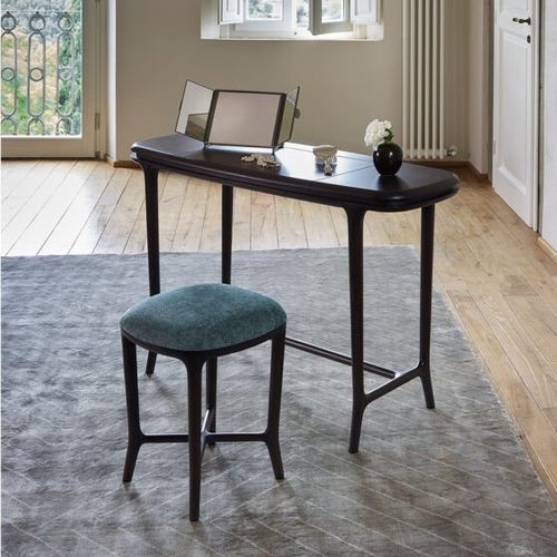 Contemporary dressing table - DOROTEA - CECCOTTI COLLEZIONI - plywood / American walnut / 1-seat