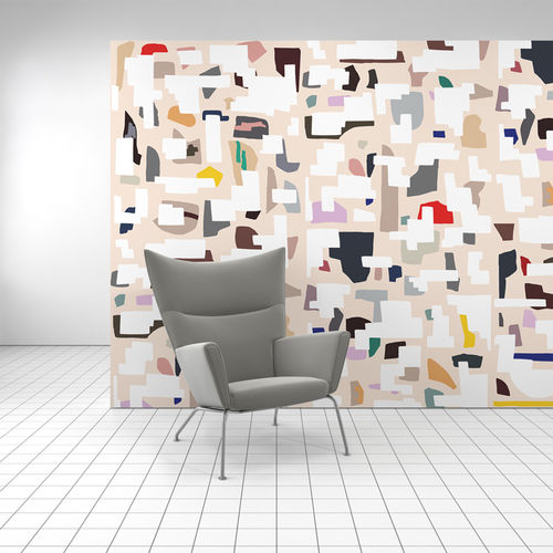 Interior wall-covering - RESURFACING   - Design Tex  - polyester / cellulose / printed