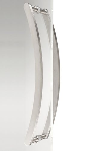 Door pull handle - DH2C - Doug Mockett & Co. - stainless steel / contemporary / satin finish
